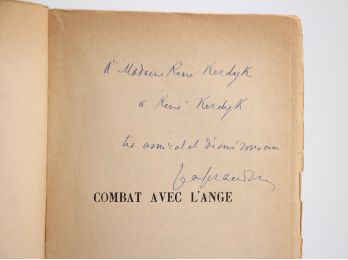GIRAUDOUX : Combat avec l'Ange - Autographe, Edition Originale - Edition-Originale.com