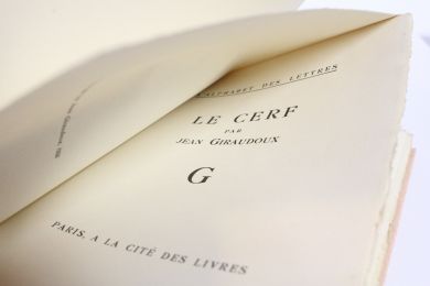 GIRAUDOUX : Le cerf - Edition Originale - Edition-Originale.com