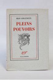 GIRAUDOUX : Pleins pouvoirs - Prima edizione - Edition-Originale.com