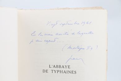 GOBINEAU : L'abbaye de Tiphaines - Signed book - Edition-Originale.com