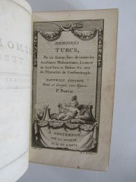 GODARD D'AUCOURT : Mémoires turcs - Edition-Originale.com