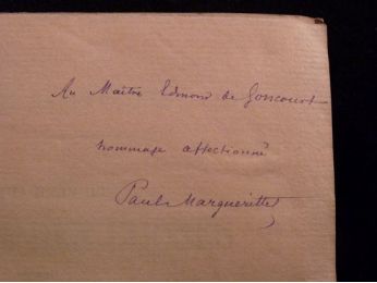 GONCOURT : La Force des choses - Libro autografato, Prima edizione - Edition-Originale.com