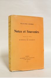 GORKI : Notes et souvenirs - First edition - Edition-Originale.com