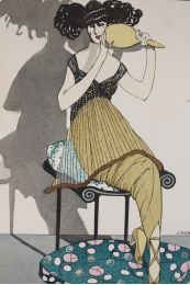 Suis-je belle ce soir ? Robe pour le casino (pl.63, La Gazette du Bon ton, 1914 n°7) - First edition - Edition-Originale.com