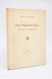 GOURMONT : Deux poètes de la nature Bryant et Emerson - Erste Ausgabe - Edition-Originale.com