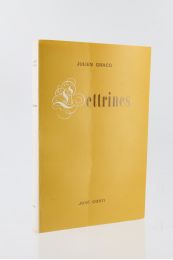 GRACQ : Lettrines - Edition Originale - Edition-Originale.com