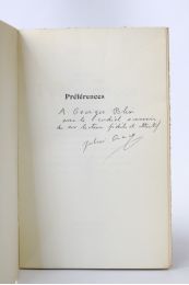 GRACQ : Préférences - Autographe, Edition Originale - Edition-Originale.com