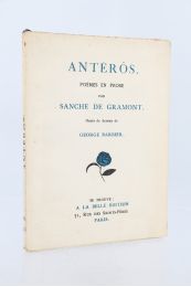 GRAMONT : Antéros - Poèmes en prose - Edition-Originale.com