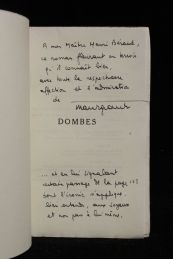 GRANCHER : Dombes - Autographe, Edition Originale - Edition-Originale.com