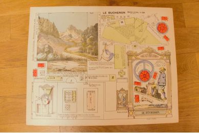 Grandes constructions : Le Bûcheron. Imagerie d'Épinal Pellerin n°538 - Edition Originale - Edition-Originale.com