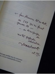 GRANDMONT : Trois fois huit - Autographe, Edition Originale - Edition-Originale.com