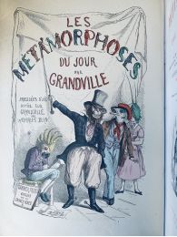 GRANDVILLE : Les métamorphoses du jour - Prima edizione - Edition-Originale.com