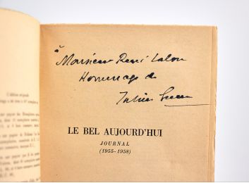 GREEN : Le bel aujourd'hui. Journal (1955-1958) - Signed book, First edition - Edition-Originale.com