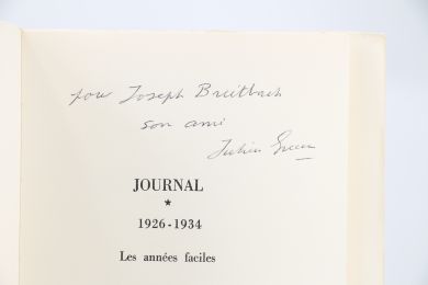 GREEN : Les années faciles 1926-1934 - Autographe, Edition Originale - Edition-Originale.com