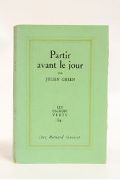 GREEN : Partir avant le jour - Edition Originale - Edition-Originale.com