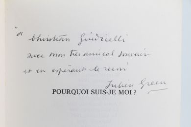 GREEN : Pourquoi suis-je moi ? Journal 1993-1996 - Signed book, First edition - Edition-Originale.com