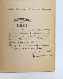 GREMILLON : Le printemps de la liberté - Dialogue et découpage d'un film commandé par le ministère de l'Education nationale pour la célébration du centenaire de la Révolution de 1848 - Libro autografato, Prima edizione - Edition-Originale.com