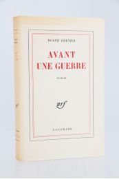 GRENIER : Avant une guerre - First edition - Edition-Originale.com