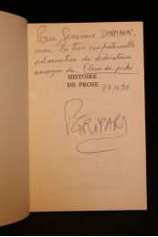 GRIPARI : Histoire de prose. Roman présenté par Pierre Gripari - Libro autografato, Prima edizione - Edition-Originale.com