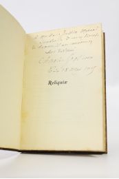 GROLLEAU : Reliquiae - Autographe, Edition Originale - Edition-Originale.com