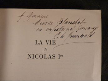 GRUNWALD : La vie de Nicolas Ier - Autographe, Edition Originale - Edition-Originale.com