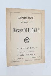 GUERIN : Catalogue de l'exposition de peintures de Maxime Dethomas à la Galerie E. Druet - First edition - Edition-Originale.com
