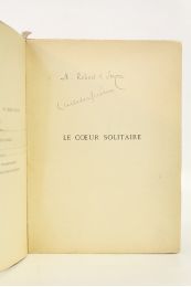 GUERIN : Le coeur solitaire - Signiert, Erste Ausgabe - Edition-Originale.com