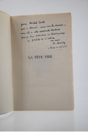 GUERIN : La Tête vide - Signed book, First edition - Edition-Originale.com