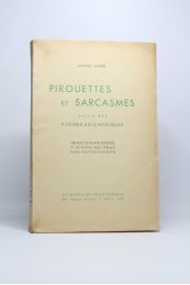 GUIERRE : Pirouettes et sarcasmes suivis de poèmes excentriques - Erste Ausgabe - Edition-Originale.com