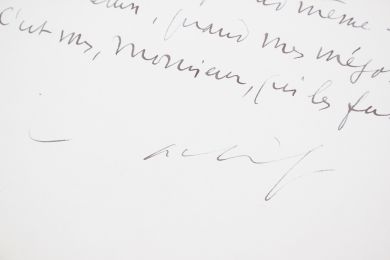 GUITRY : Poème autographe signé adressé à Paul Valéry accompagnant un envoi de tabac - Libro autografato, Prima edizione - Edition-Originale.com