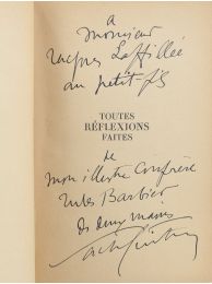 GUITRY : Toutes réflexions faites - Signed book, First edition - Edition-Originale.com