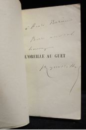 HAHN : L'oreille au guet - Signed book, First edition - Edition-Originale.com