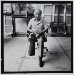 HARTUNG : Portrait de Hans Hartung. Photographie Originale de l'artiste - Edition Originale - Edition-Originale.com