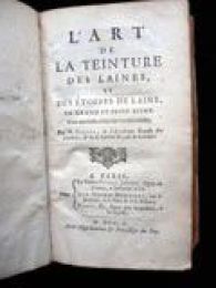 HELLOT : L'art de la teinture des laines, et des étoffes de laine... - First edition - Edition-Originale.com