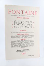 HEMINGWAY : Fontaine, revue Mensuelle de la poésie et des lettres française. Numéro spécial  : Ecrivains et Poètes des Etats-Unis - Edition-Originale.com