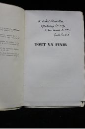 HENRIOT : Tout va finir - Libro autografato, Prima edizione - Edition-Originale.com