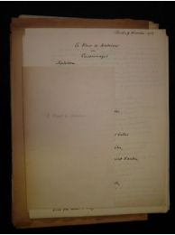 HEROLD : Le Dîner de Madelon 1933-1934 - Autographe, Edition Originale - Edition-Originale.com