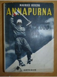 HERZOG : Annapurna premier 8000 - Signed book, First edition - Edition-Originale.com