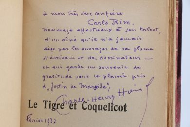 HIRSCH : Le tigre et le coquelicot - Libro autografato, Prima edizione - Edition-Originale.com