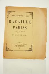 HIRSCH : Racaille et parias précédés de La grâce de Bichu - Erste Ausgabe - Edition-Originale.com