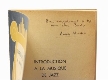 VIAN : Introduction à la musique de jazz - Autographe, Edition Originale - Edition-Originale.com