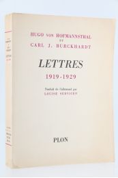 HOFMANNSTHAL : Lettres 1919-1929 - Prima edizione - Edition-Originale.com
