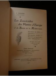HOUARD : Les zoocécidies des plantes d'Europe et du bassin de la Méditerranée. Tomes 1 & 2 (sur 3) - Erste Ausgabe - Edition-Originale.com