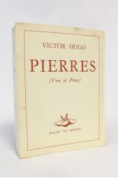 HUGO : Pierres (vers et prose) - Prima edizione - Edition-Originale.com