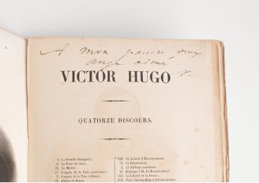 HUGO : Quatorze discours - Signiert, Erste Ausgabe - Edition-Originale.com