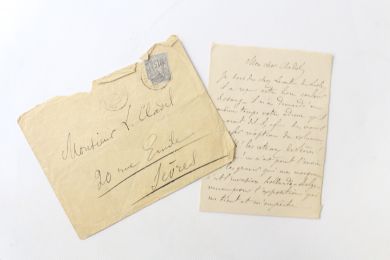 HUYSMANS : Lettre autographe signée « c'est l'invasion hollando-belge venue pour l'exposition […] Je cours à la recherche de chambres d'hôtels pour ces barbares aux toisons jaunes » - Signiert - Edition-Originale.com