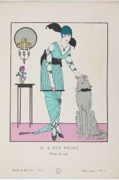 Il a été primé. Robe du soir (pl.21, La Gazette du Bon ton, 1914 n°3) - Erste Ausgabe - Edition-Originale.com