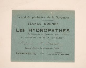 Invitation au 41ème anniversaire de la fondation des Hydropathes - First edition - Edition-Originale.com
