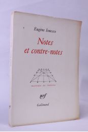 IONESCO : Notes et contre-notes - Erste Ausgabe - Edition-Originale.com