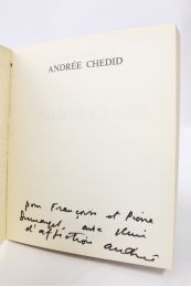 IZOARD : Andrée Chedid - Autographe, Edition Originale - Edition-Originale.com